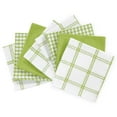 thumbnail image 2 of T-fal Coordinating Flat Waffle Weave Dish Cloth Set - 100% Pure Cotton - 8-Pack - 12 in. x 13 in. - Green, 2 of 5