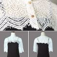 thumbnail image 6 of Zhengup Women’s Detachable Dickey Collar False Collar Half Shirt Blouse Collar Lace Crop Top, 6 of 8