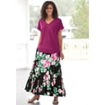 thumbnail image 5 of Woman Within Plus Size Wide Elastic Waist Skirt, 5 of 6