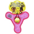 thumbnail image 3 of DuraForce Junior Triangle Ring Durable Woven Fiber Squeaky Dog Toy, 3 of 8