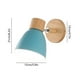 thumbnail image 3 of Aplique LED, lámpara decorativa de fondo, personalizable, moderna, para dormitorio, sala de estar, ajustable, de metal, base de madera, luz cálida, para oficina, 2 niveles,Wsvlmg, 3 of 9