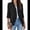 Black, variant on Women'S Open Front Cardigan 3/4 Sleeve Draped Soft Knit Sweaters Apricot S