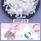 thumbnail image 5 of 200 Clips de Plástico para Llaveros, Conector de de Acrílico, Clips de Transparentes para Manualidades, Accesorio para, 5 of 7