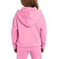 thumbnail image 5 of Vintage Sketch Jack-o-Lantern Kids Halloween 2 Piece Tracksuit, Stretch Polyester Hoodie Jogger Outfit for Boys Girls Autumn Casual Wear(Pink110), 5 of 6