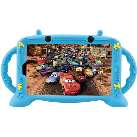 Golden Sheeps Kid Friendly Case Compatible for Samsung Galaxy Tab A7 Lite 8.7 Inch 2021 SM-T220 SM-T225 SM-T227 Shockproof Ultra Light Weight Convertible Handle Stand Cover (Blue)