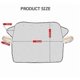 thumbnail image 2 of Protector de nieve magntico para coche, prevencin de escarcha, proteccin contra heladas, parabrisas frontal, protector de ..., 2 of 5