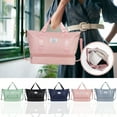 thumbnail image 1 of Xihbxyly Bolsa de Viaje Plegable, Diseño Compacto y Ligero, Elegante y Resistente Al Desgarro, Bolso Versátil, Bandolera, Bolsa de Gimnasio, para Playa y Vacaciones, Viajes de Negocios, Fácil de Guar, 1 of 4