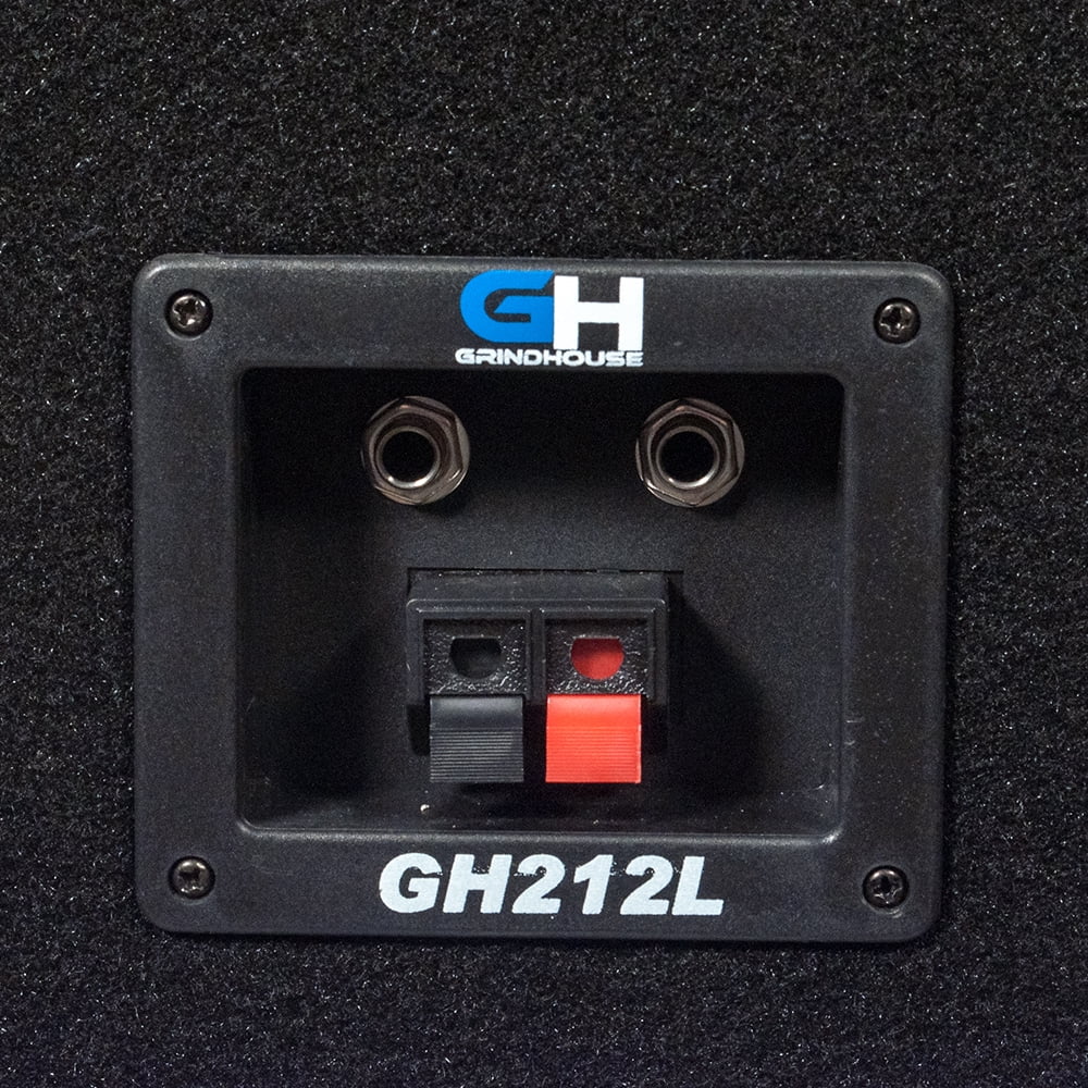 GH212L - Pair of Passive Dual 12 Inch 2-Way PA/DJ Loudspeaker Cabinets - 2500 Watt Full Range PA/DJ Band Live Sound Speakers