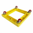 thumbnail image 4 of Maxworks 50698 - Carro Móvil Para Muebles Cuadrados, Rodillo Para Electrodomésticos, Color Amarillo, Capacidad De 300 Libras, 16.0 X 16.0 In, 4 of 5