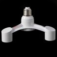 thumbnail image 3 of Sinyiin E27 Lamp Holders Featuring Triple Sockets Adjustable Socket Adapter PC Texture, 3 of 9