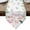 White, variant on Pink Flamingo Table Runner Linen Burlap Table Runner 72 Inches Long Botanical Floral Leaves Summer Green Plaid Dresser Scarves for Kitchen Island Coffee Dining Room Party Holiday Decor 18"x72"