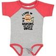 thumbnail image 3 of Inktastic Monkey I Love Hanging out with My Uncle Boys or Girls Baby Bodysuit, 3 of 5