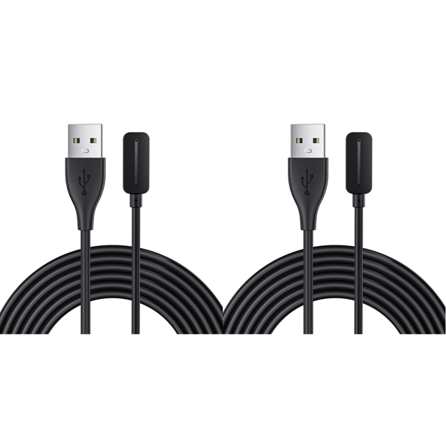 Cable Carga USB Magnético 1m Base Adaptadora Cargador para Polar Pacer/Pacer Pro