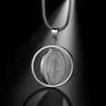 thumbnail image 4 of Rotating Saint Benedict Medal Necklace Men Stainlee Steel San Benito Pendant Charm Catholic Jewelry, 4 of 9