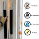 thumbnail image 5 of 2 fundas para manijas de puerta de refrigerador, decoración para electrodomésticos de cocina, guantes protectores antideslizantes para refrigerador, horno, electrodomésticos de cocina, cubiertas, 5 of 8