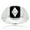 White, variant on Black Natural Onyx And Real 0.1 Ctw Diamond 14K Mens Vintage Ring For Him (White Gold Size 7.5)