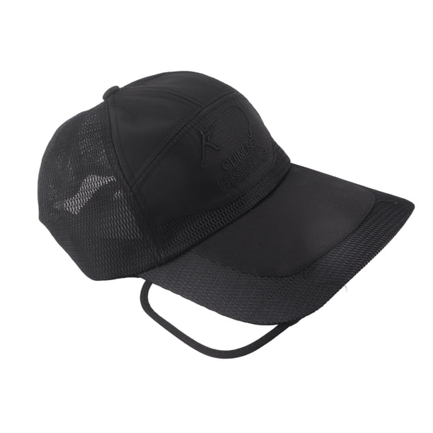 Gorra De Béisbol De Verano Gorra De Béisbol De Lona Transpirable Sombrero Elegante Con Ala Retráctil Unisex Para Tenis Correr Acampar Negro