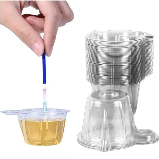 200 vasos desechables para orina, vasos para orina temprana para pruebas de ovulación, vasos para muestras de orina para pruebas de embarazo y tiras reactivas de ovulación LH para pruebas de ovulación brillar Electrónica
