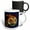 Multicolor, variant on 3drose, Bengal Tiger Vector with Decorative Circle Edge, 11oz Two-tone Red Mug