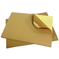 thumbnail image 4 of 50 Sheet A4 Brown Kraft Sticker Paper Sheet Self Adhesive Label Inkjet Printer, 4 of 9
