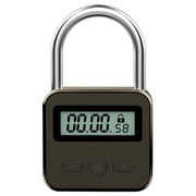 Smart Time Lock Lcd Display Time Lock Multifunction Travel Electronic Timer, Waterproof Usb Rechargeable Temporary Timer Padlock
