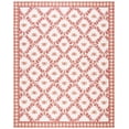 thumbnail image 2 of Safavieh Chelsea Lara Bordered Wool Area Rug, Ivory/Rose, 8' x 10', 2 of 9