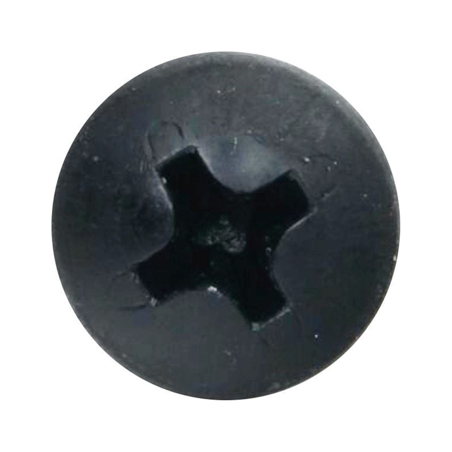 ROK Hardware 10 x 1" Deep / Coarse Thread Phillips Pan Head Screws Black Phosphate, 1000 Pack