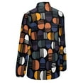 thumbnail image 5 of Color Vintage Geometric Blouse Abstract Art Office Design Blouses Women Fashion Shirt Autumn Long Sleeve Oversized Clothing, 5 of 7