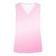 thumbnail image 3 of Mujeres sin mangas Tops de verano gradiente color fuera de posición impresión V-cuello blusa casual Mujeres V-cuello de verano Tops, 3 of 6