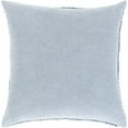 thumbnail image 3 of Surya Waffle WFL-008 20x20" Square Cottage Cotton Pillow Kit in Light Blue, 3 of 3