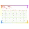 thumbnail image 2 of 17" x 11" Monthly Dry Erase Magnetic Refrigerator Calendar Message Color, 2 of 2