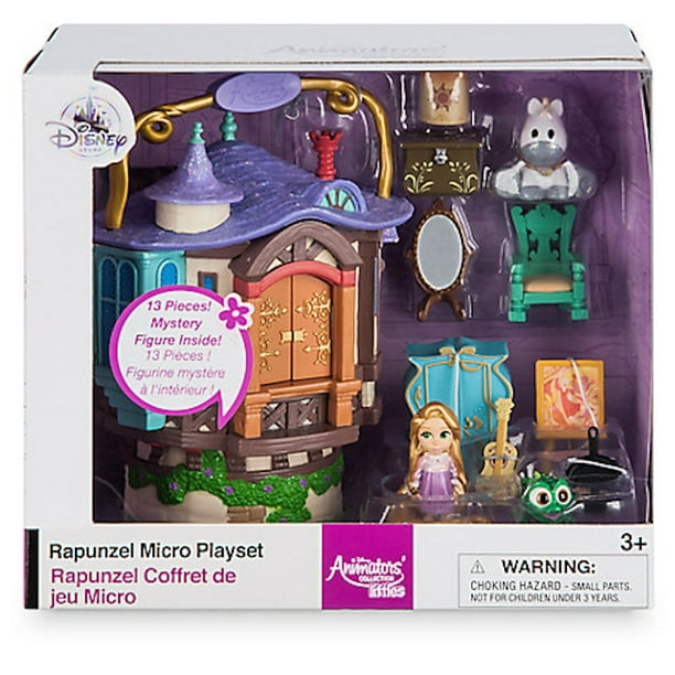Disney Animators' Collection Littles Rapunzel Micro Doll Play Set New