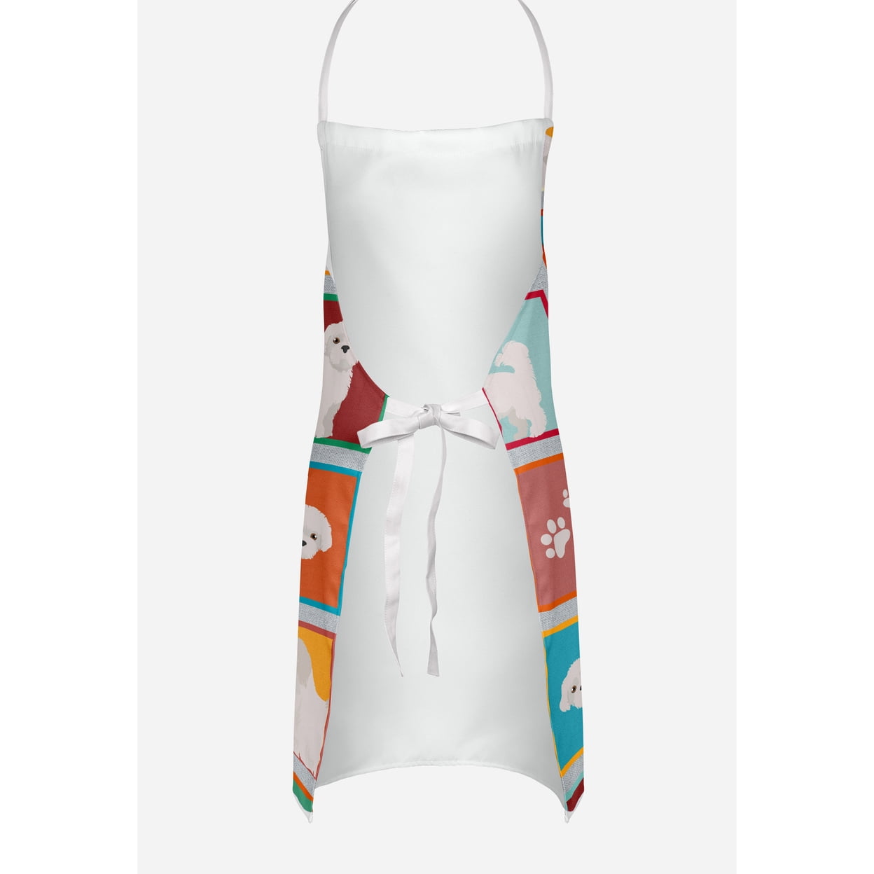 Lots of Maltese Apron 27 in x 30 in