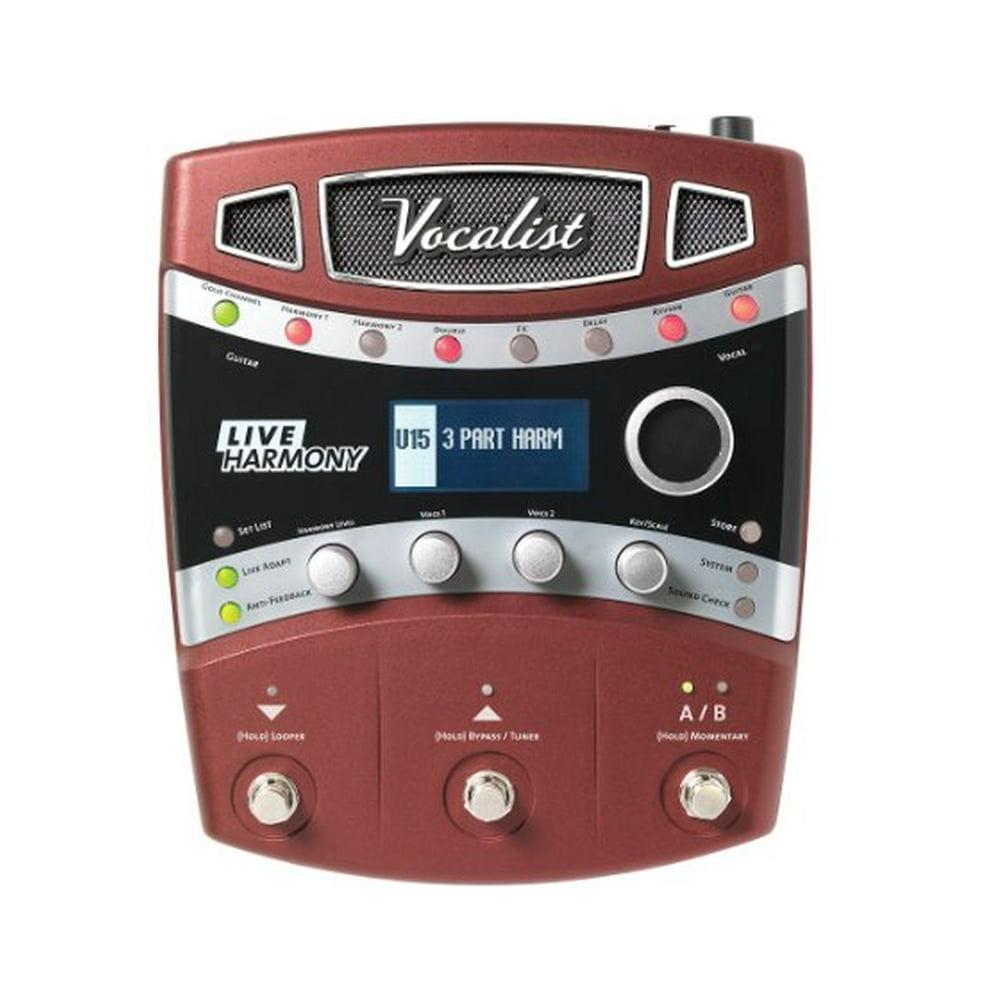 DigiTech Vocalist Live Harmony Vocal Harmonizer Vocal Effects Processor