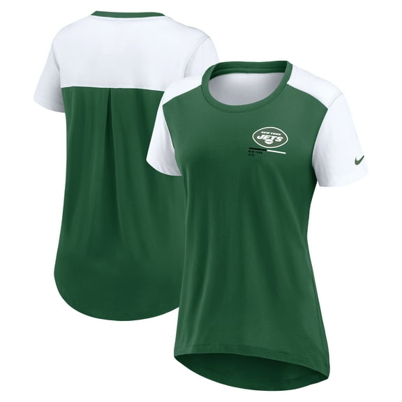 Women's-Nike Green New York Jets Performance Fashion T-Shirt