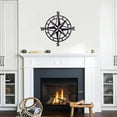 thumbnail image 5 of IPEWLEX Vintage Nautical Compass Wall Decor, Retro Openwork Metal Hanging with Maritime Design for Coastal, Industrial, Rustic and Modern Home Decor, Living Room, Entryway and Study, 5 of 7