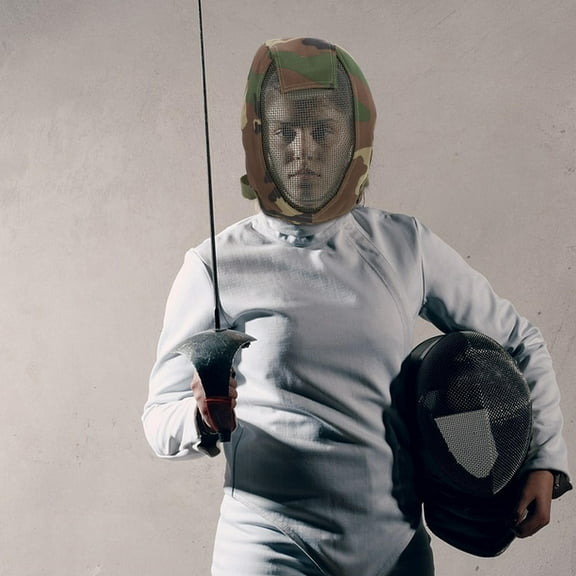 PAMINGONO 1Pcs Fencing Mask for Sports Training with Full Face Protection and Ventilation