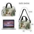 thumbnail image 3 of 16" Laptop Briefcase for Work Travel Laptop Shoulder Bag Carrying Handbag Laptop Case Charming Christmas Doorway, 3 of 8
