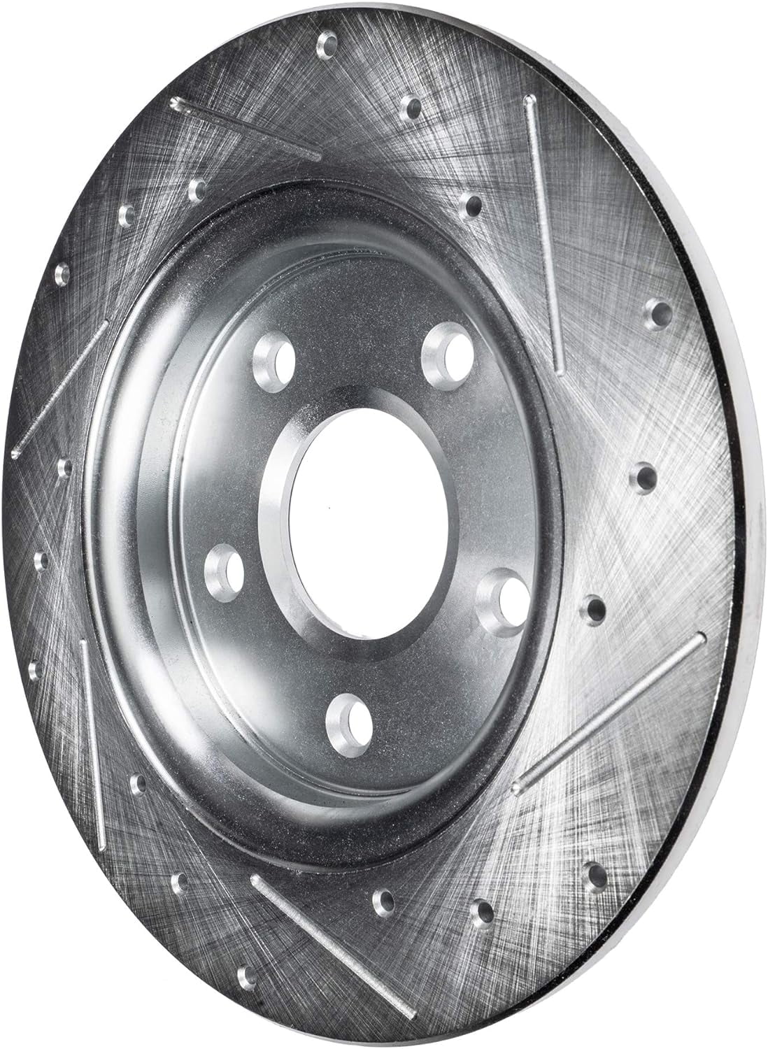 Detroit Axle - Rear Brake Rotors for Hyundai Elantra Ioniq Veloster Kia Forte Niro Drilled and Slotted Disc Brake Rotors: 10.31 inch Rotor