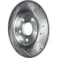 thumbnail image 5 of Detroit Axle - Rear Brake Rotors for 2014-2024 Mini Cooper, 2015 2016 2017 2018 2019 2020 2021 2022 2023 Drilled Slotted Disc Brake Rotors Replacement: 10.20" inch Rotor, 5 of 7