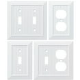 thumbnail image 4 of Franklin Brass W35266V-PW-C Classic Beadboard Single Duplex Wall Plate, 3-Pack, 3 Count, 4 of 8