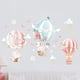 thumbnail image 3 of Hot air balloon wall stickers cartoon animal wall stickers fox elephant butterfly wall decorations DIY children's murals, 3 of 5