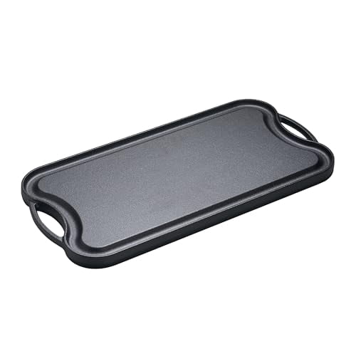 EUROSTAR CIG20 Reversible Cast Iron Grill Griddle Pan