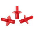thumbnail image 1 of OUNONA 3 Pcs Manchons Cymbales en Plastique Double Extrémité Rouge Kit de Remplacement Universel, 1 of 8