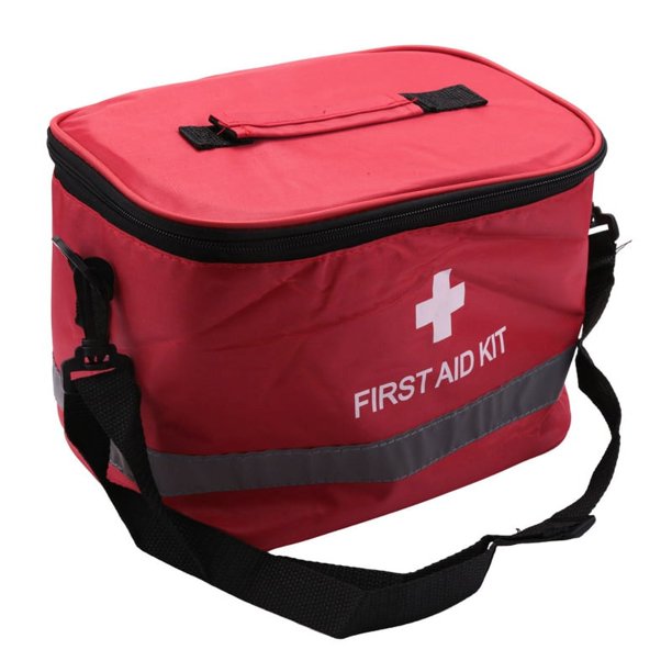 Kit de Primeros Auxilios Al Aire Libre Bolsa Camping Deportes Paquete Supervivencia Emergencia Médica Casa Rojobolso Bandolera Con Símbolo Nylon Llamativo