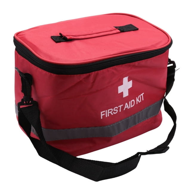 Kit de Primeros Auxilios Al Aire Libre Bolsa Camping Deportes Paquete Supervivencia Emergencia Médica Casa Rojobolso Bandolera Con Símbolo Nylon Llamativo