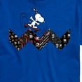 thumbnail image 3 of Peanuts - Snoopy Skating Pattern - Men's Short Sleeve Graphic T-Shirt, 3 of 6