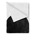 thumbnail image 2 of New Orleans Soft Flannel Fleece Throw Blanket, City Silhouette on a Piano Jazz Capital of the United States of America, Cozy Plush for Indoor and Outdoor Use, 70" x 90", Black and White, by Ambesonne, 2 of 5