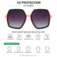 thumbnail image 4 of Gafas de Sol WOWSUN Oversize de Moda para Mujer UV400, 4 of 6