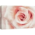 thumbnail image 3 of PixonSign Canvas Print Wall Art Close-Up of Pink and White Rose Floral Wilderness Mixed Media Realism Glam Whimsical Multicolor Ultra for Living Room, Bedroom, Office - 16"x24", 3 of 5